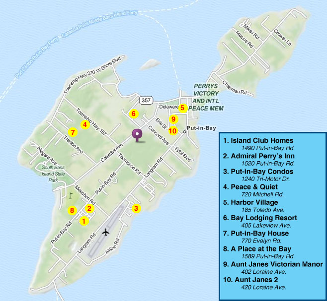 putinbay map